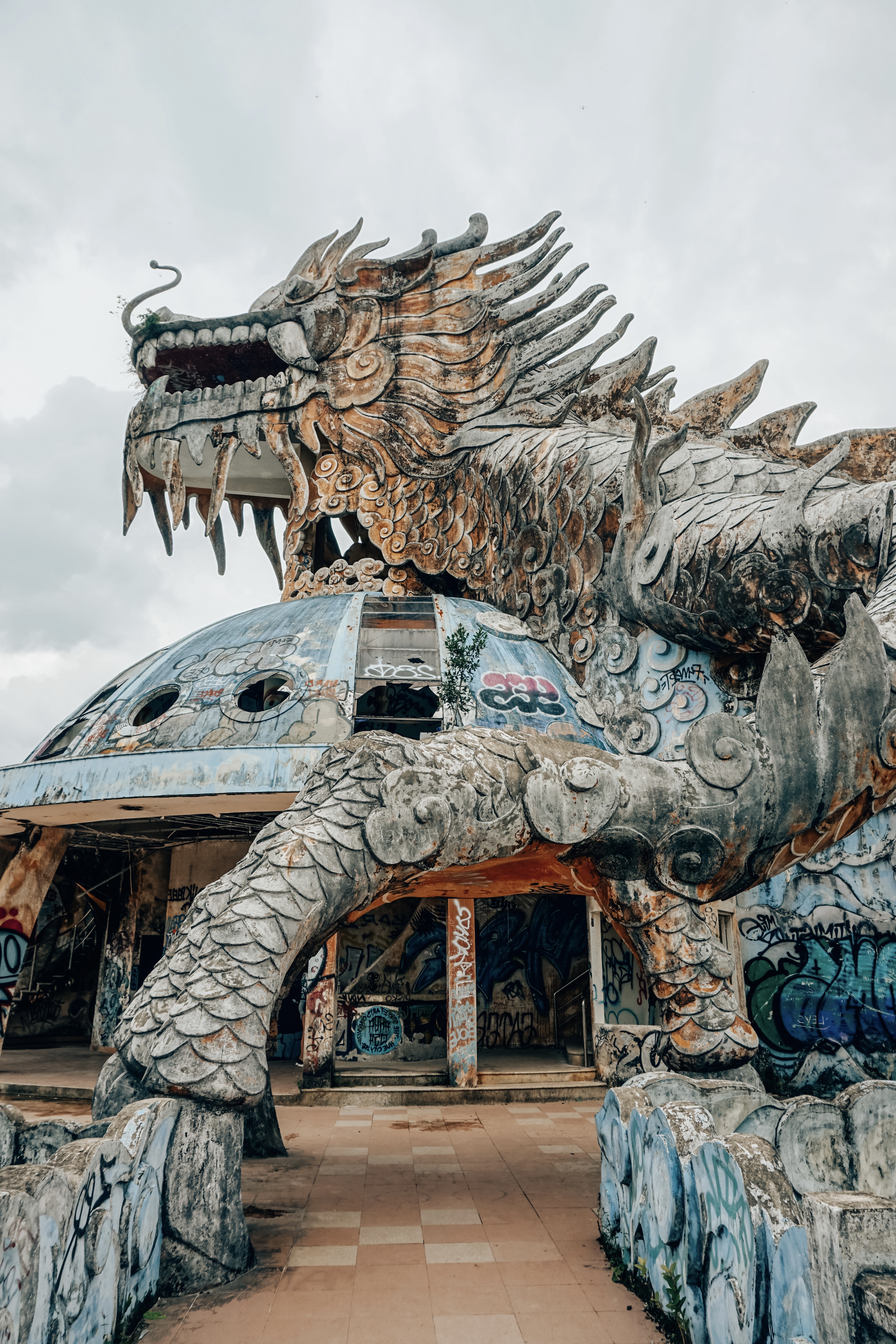 abandoned waterpark, vietnam