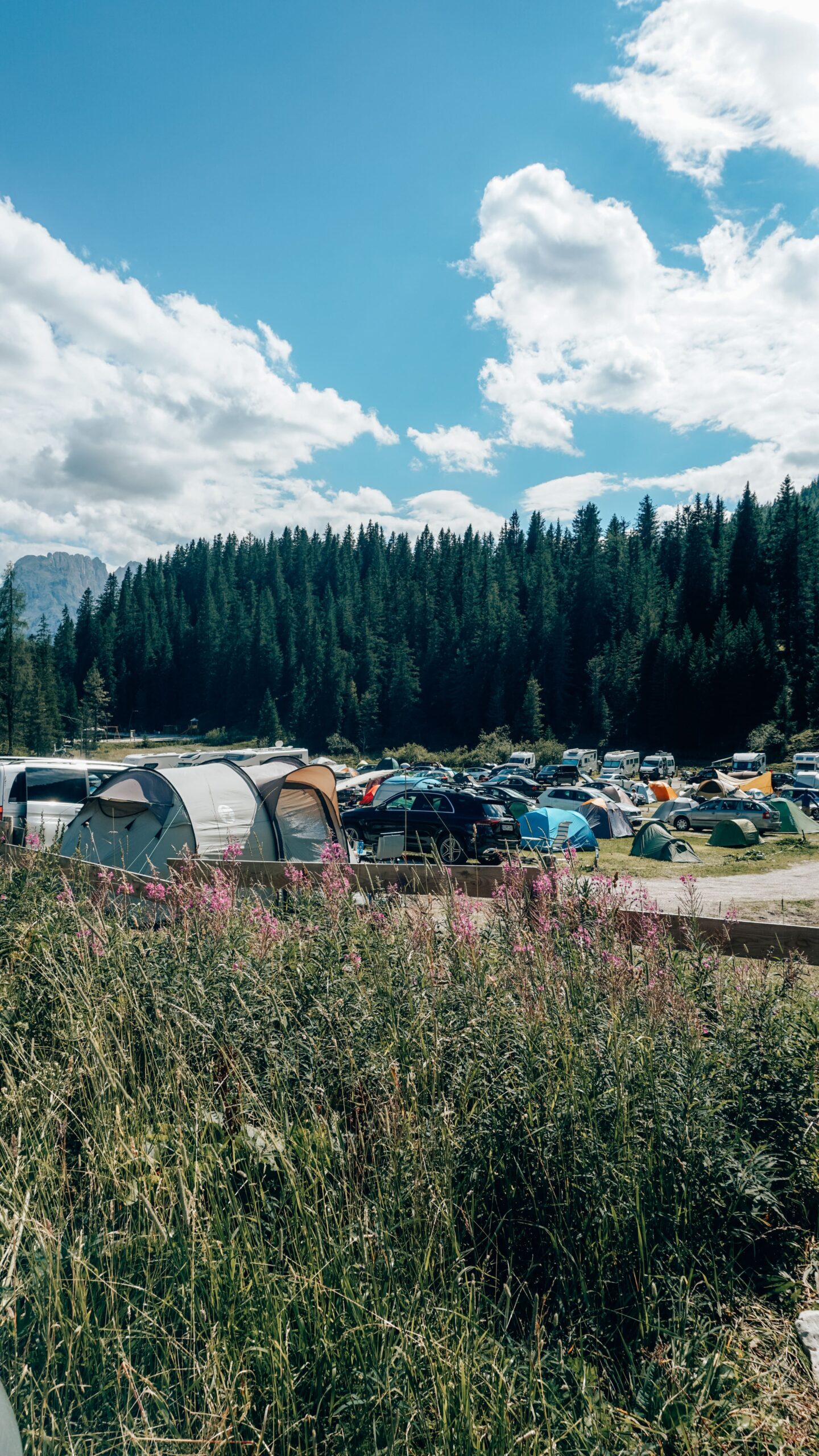 camping in de Dolomieten