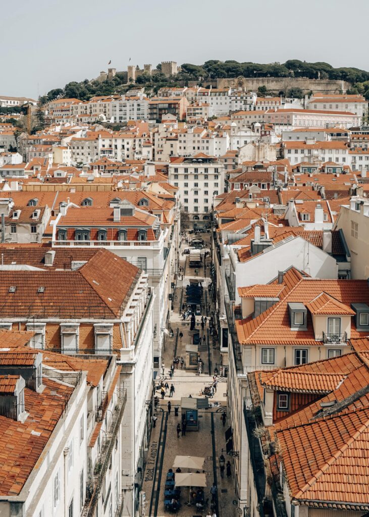 Santa justa lift view