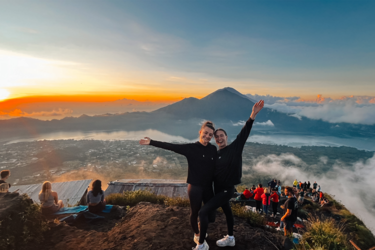 vakantie vriendinnen - Mount Batur