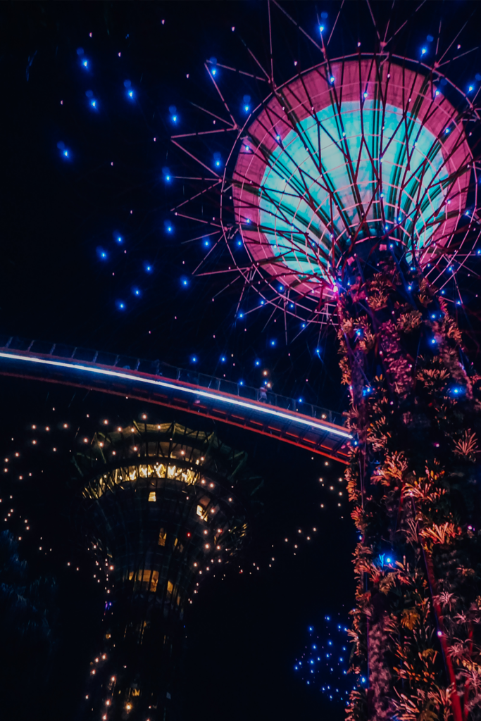 supertrees by night